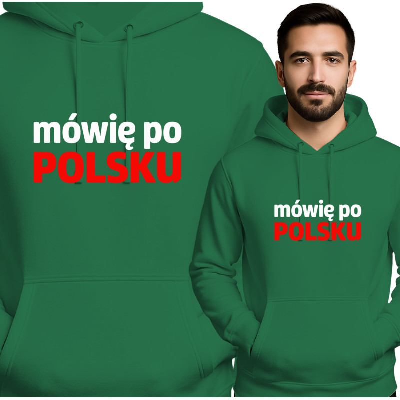Bluza męska 'mówię po POLSKU'