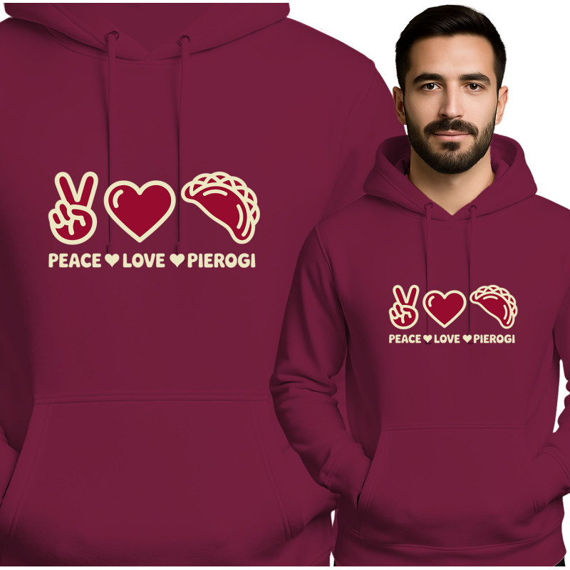 Peace Love Pierogi Hoodie