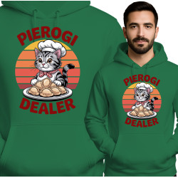 Schattige Kat Pierogi Dealer Hoodie