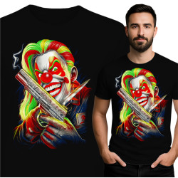 Gedurfde Clown Graphic Tee