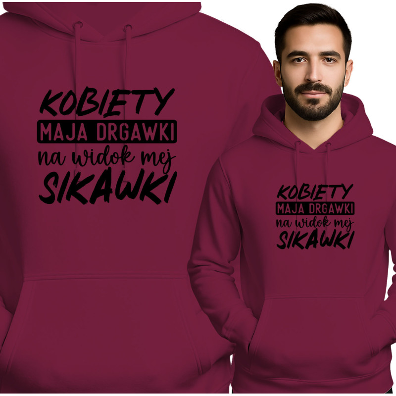Felle Rode Hoodie voor Vrouwen