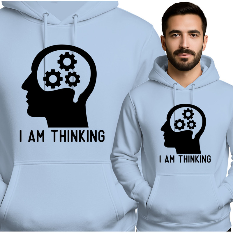 I Am Thinking Hoodie - Duidelijke Verklaring