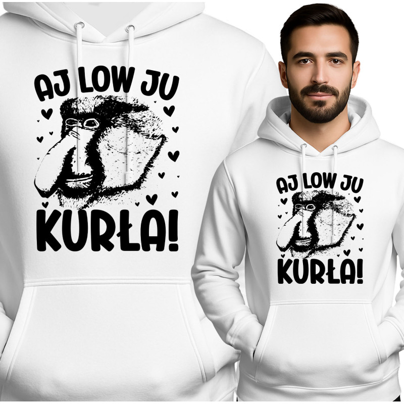 Bluza męska  'AJ Low Ju Kurła!'