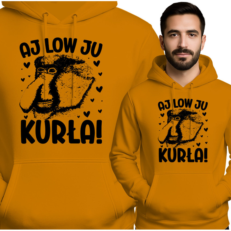 Bluza męska  'AJ Low Ju Kurła!'