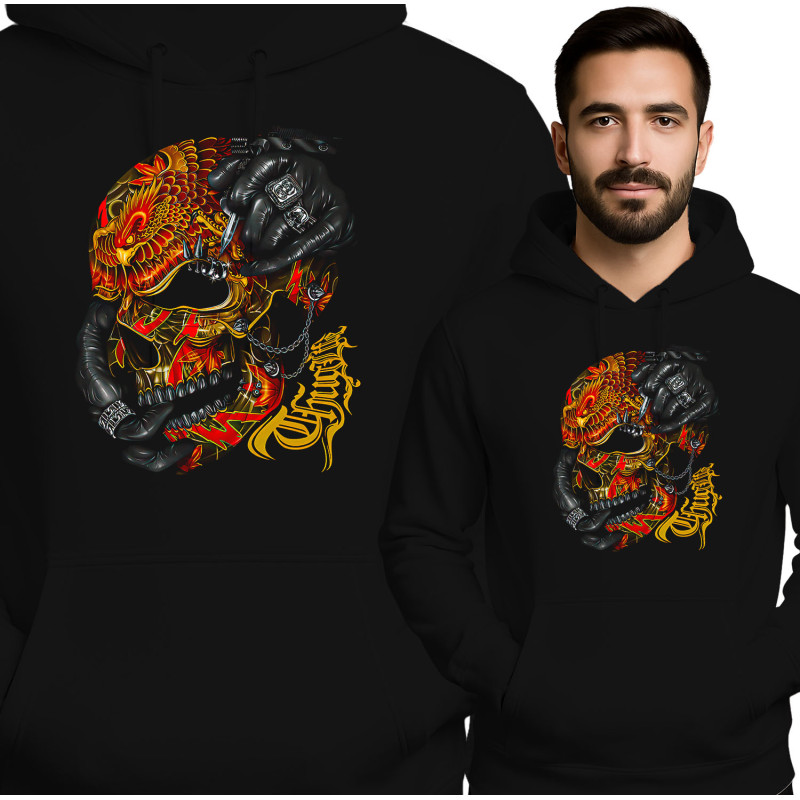 Stylish Skull Graphic Hoodie