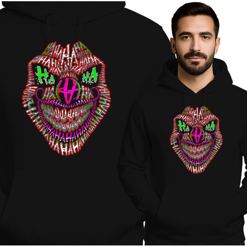 Unieke Graphic Hoodie met Kleurrijk Ontwerp