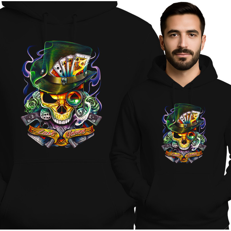 Dappere Skull Hoodie - Laatste Spel