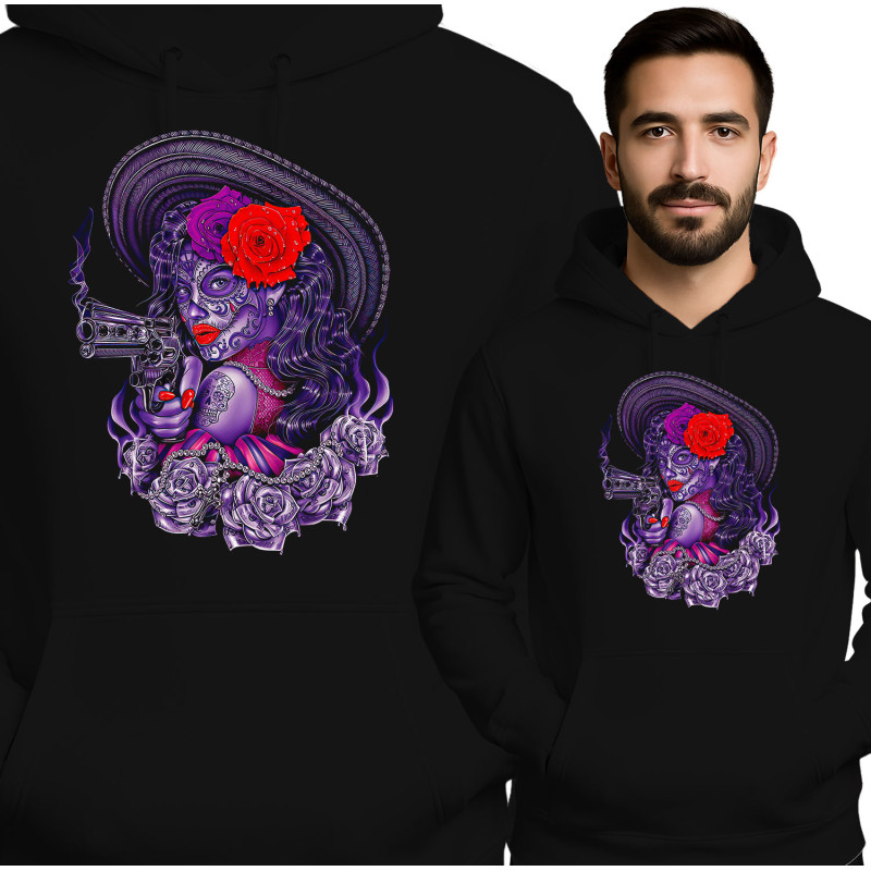 Unieke Graphic Hoodie met Gedurfde Ontwerp
