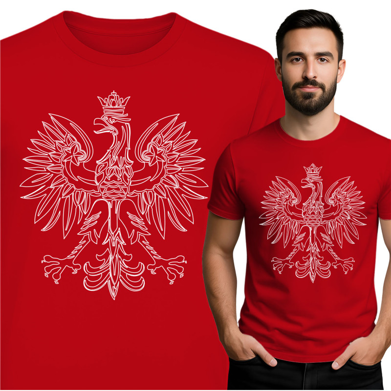 Stijlvol Zwart T-Shirt met Adelaar Ontwerp