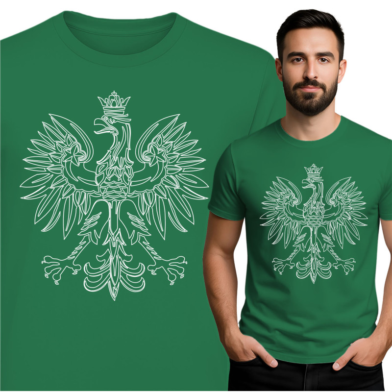 Stijlvol Zwart T-Shirt met Adelaar Ontwerp