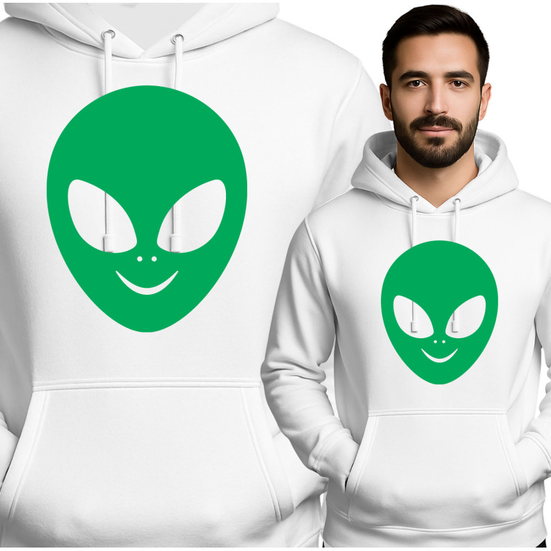 Alien Geïnspireerde Rode Hoodie