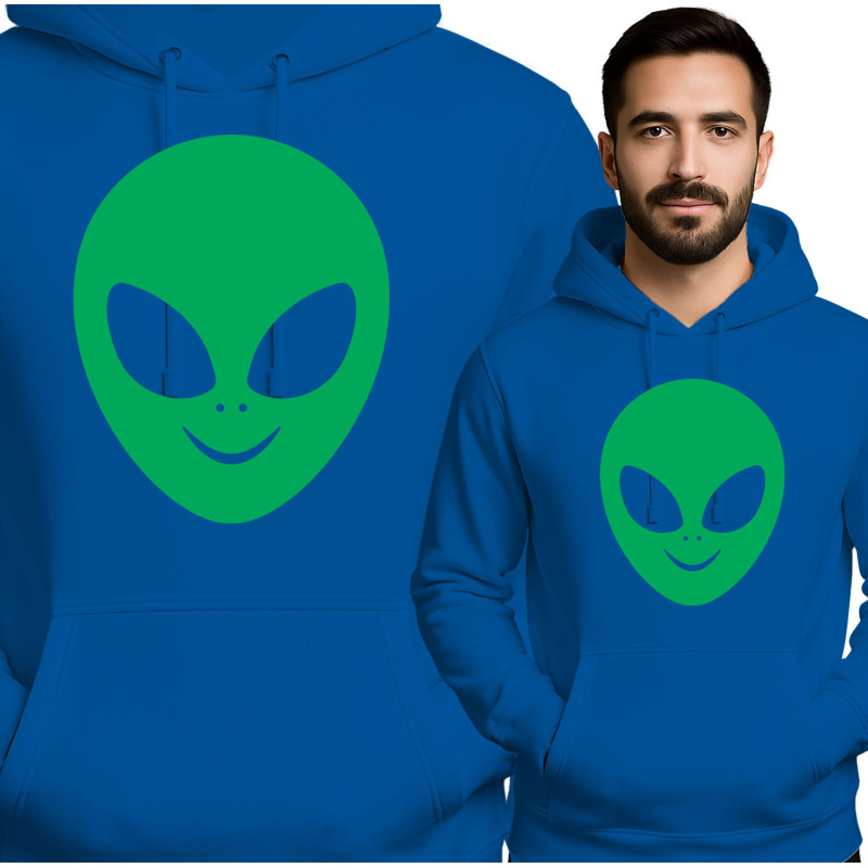 Alien Geïnspireerde Rode Hoodie