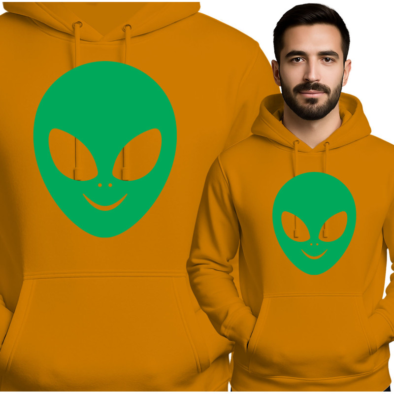 Alien Geïnspireerde Rode Hoodie