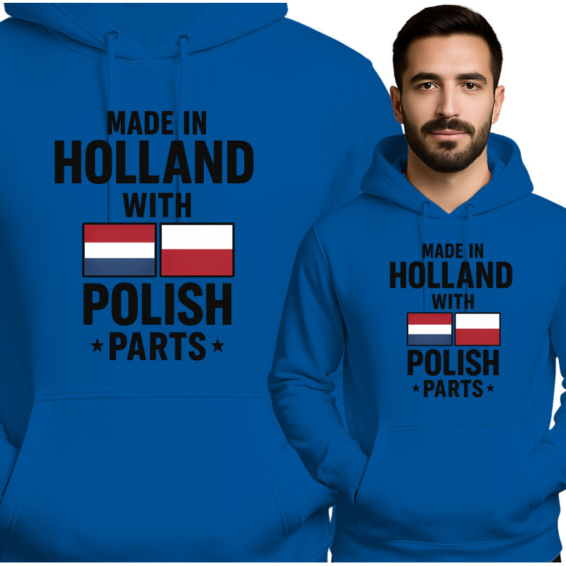 Unique Hoodie: Made in Holland with Polish Parts