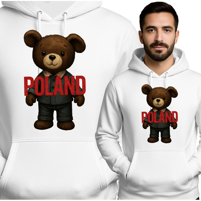 Cute Poland Bear Hoodie