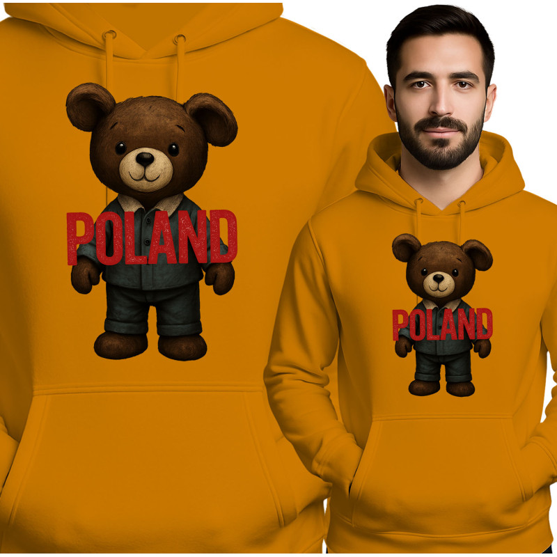 Cute Poland Bear Hoodie