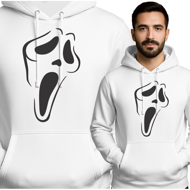 Bluza męska 'grafika Scream'