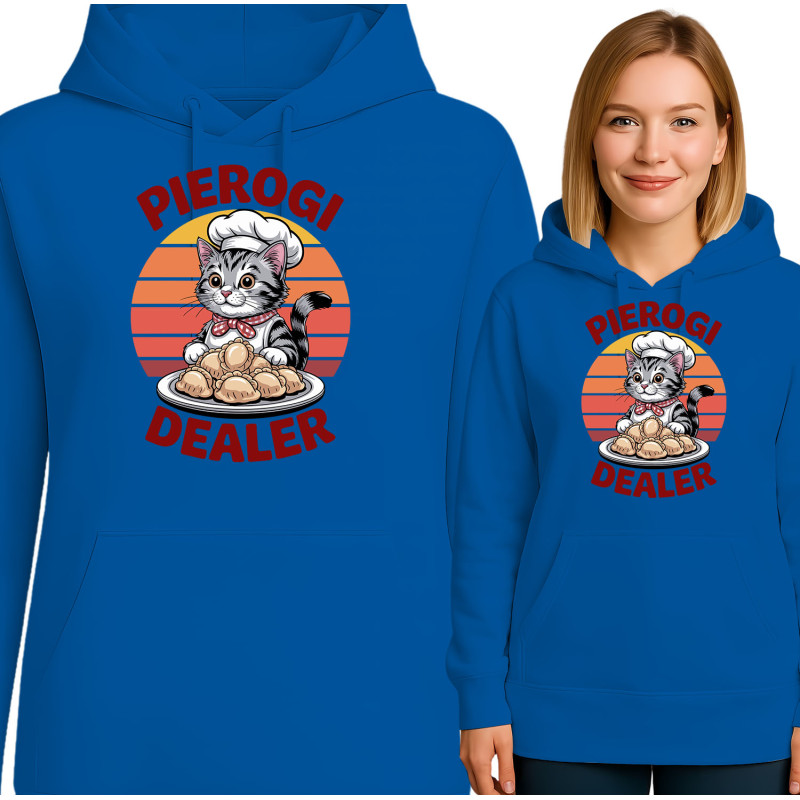 Urocza Bluza z Kotem i Pierogami