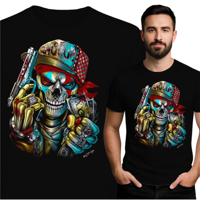 Skull & Cash Graphic Tee