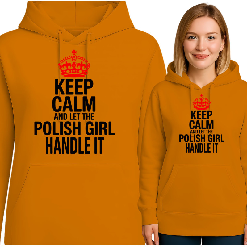 Bluza damska 'Keep Calm and Let the Polish Girl Handle It'