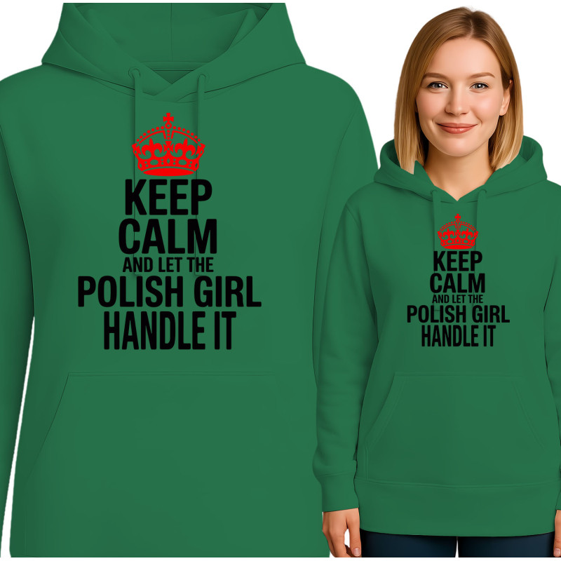 Bluza damska 'Keep Calm and Let the Polish Girl Handle It'