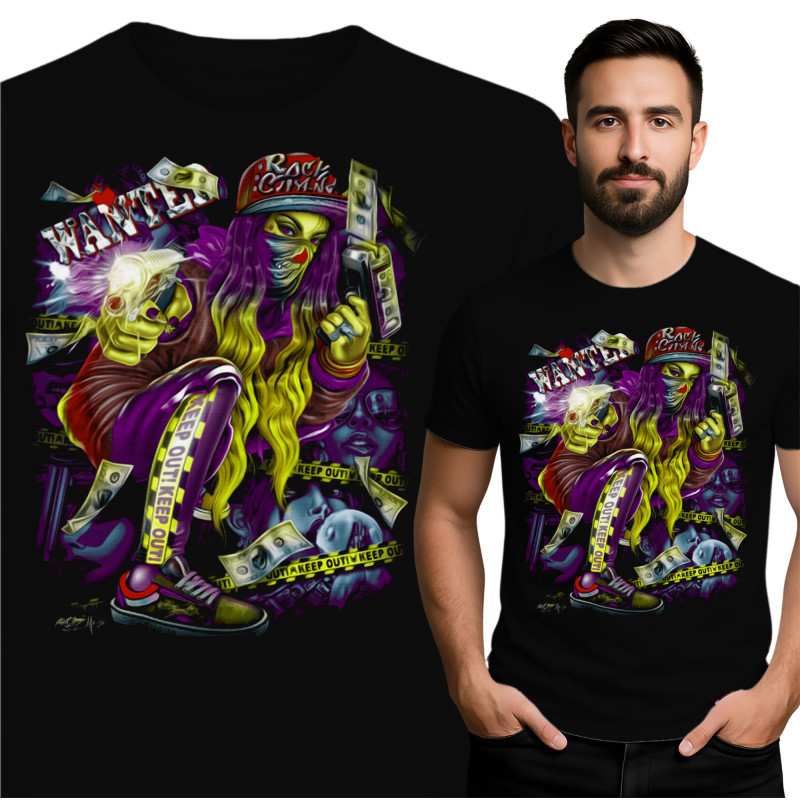 Wanted Graphic T-Shirt