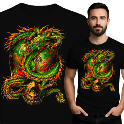 Epic Dragon and Skull T-Shirt
