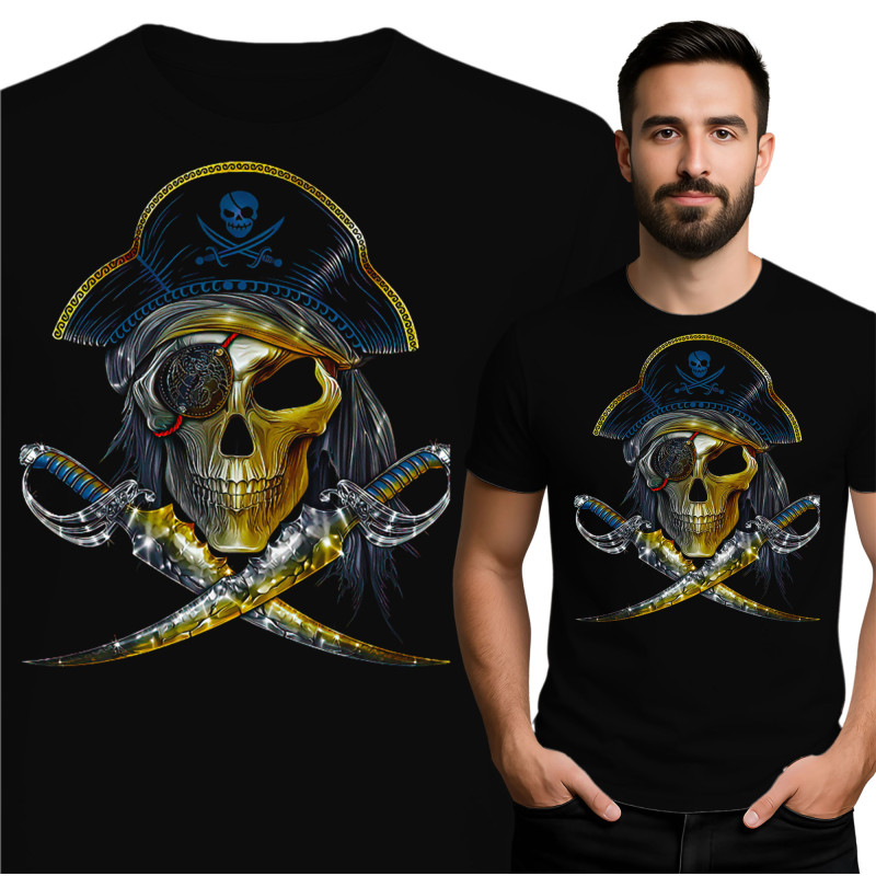 Piraten Doodskop T-shirt