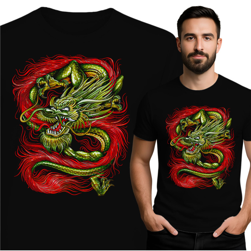 MKK v224 - Dragon Graphic T-Shirt