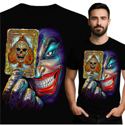 Skull Joker Graphic Tee