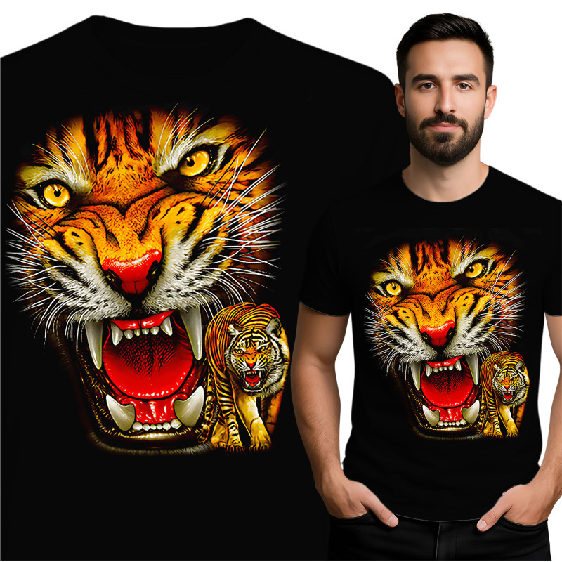 Roaring Tiger Graphic T-Shirt