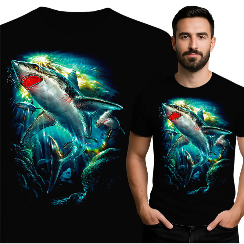 Epic Shark Graphic T-Shirt