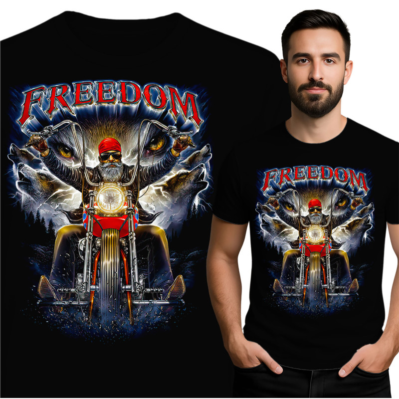 Vrijheid Motorkleding T-Shirt