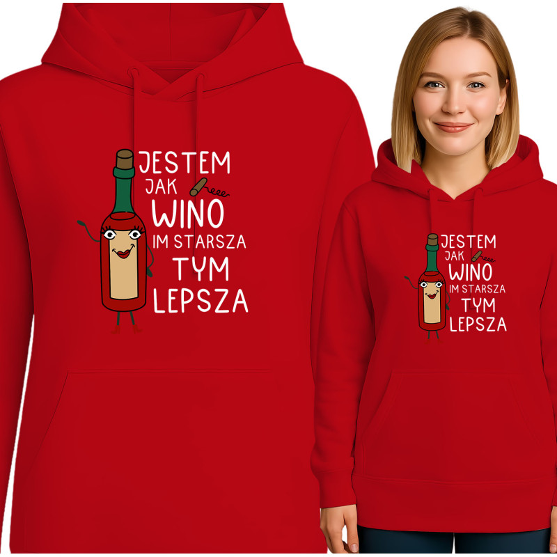 czerwony