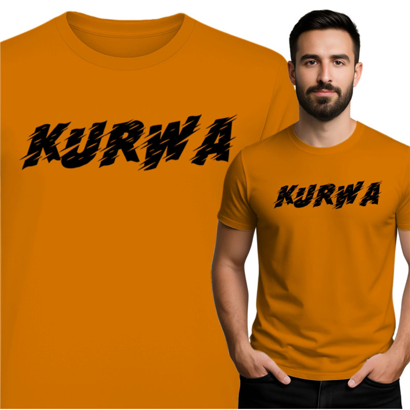 Koszulka KURWA – mocny napis, mocny przekaz
