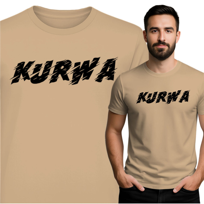 Koszulka KURWA – mocny napis, mocny przekaz