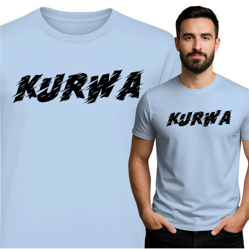 Koszulka KURWA – mocny napis, mocny przekaz
