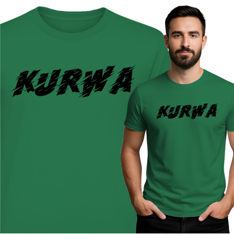 Koszulka KURWA – mocny napis, mocny przekaz