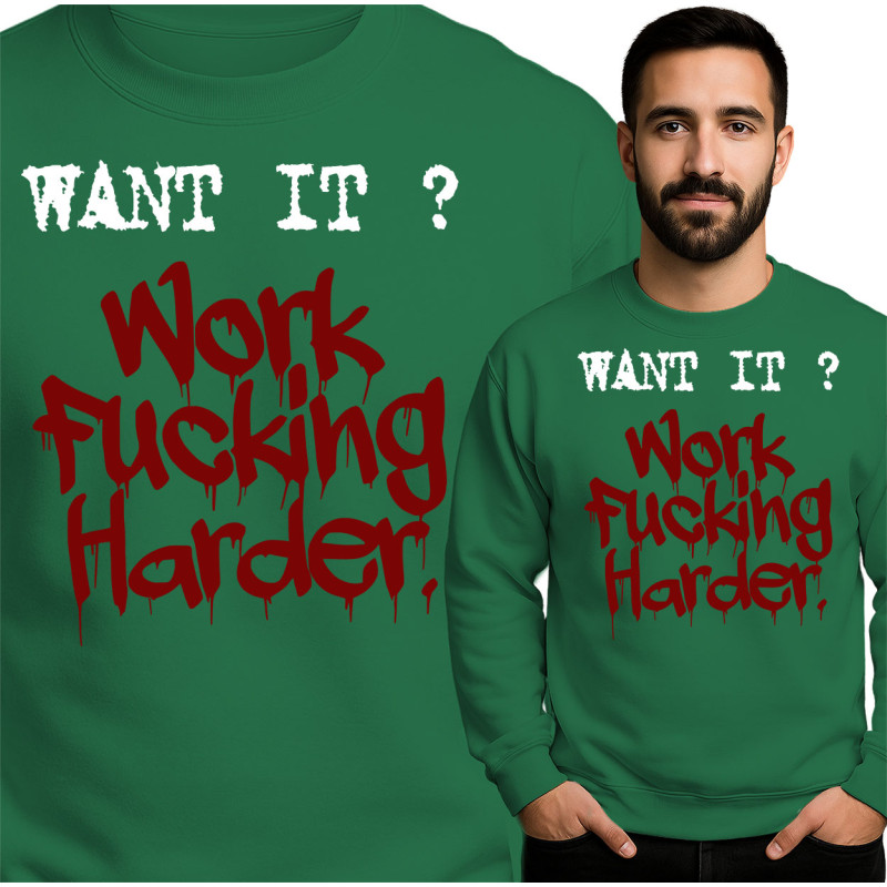 Motiverende Sweatshirt - Harder Werken