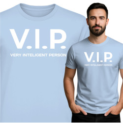 Koszulka V.I.P. – Very Inteligent Person z humorem