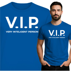 Koszulka V.I.P. – Very Inteligent Person z humorem