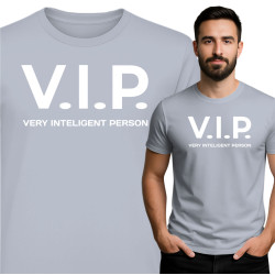 Koszulka V.I.P. – Very Inteligent Person z humorem