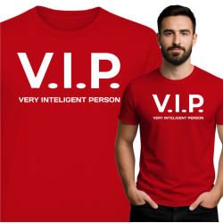 Koszulka V.I.P. – Very Inteligent Person z humorem