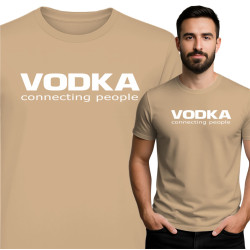 Koszulka VODKA – Connecting People, śmieszny nadruk