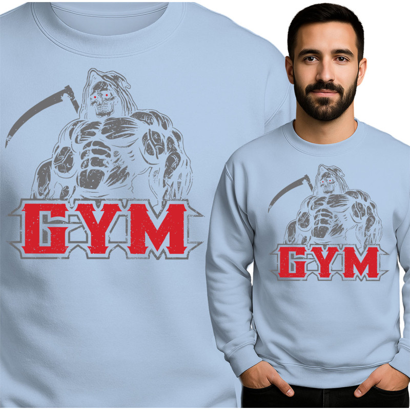 Bold Gym Sweatshirt with Unique Design