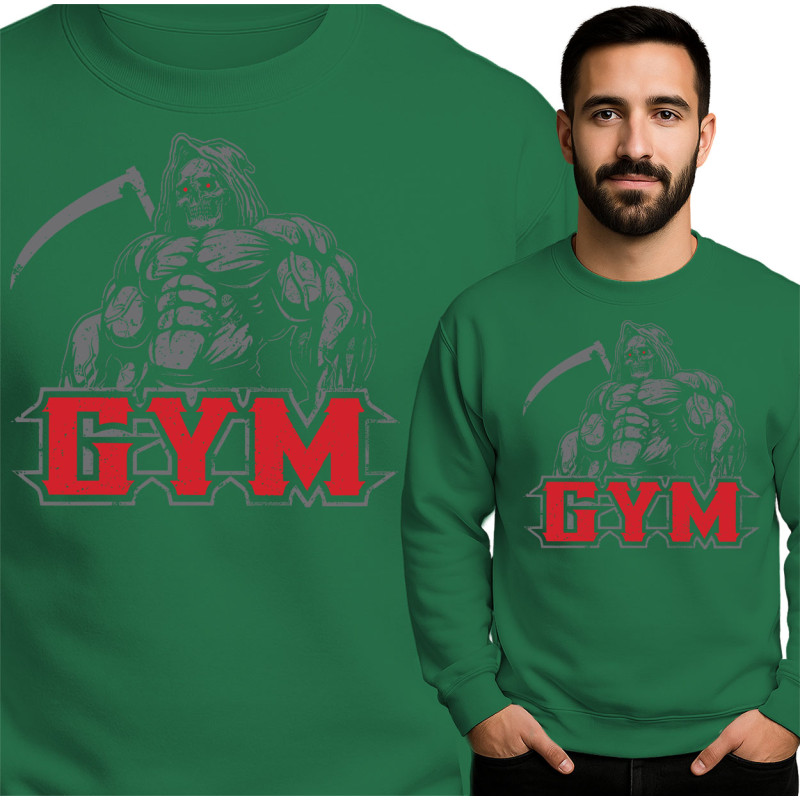 Bold Gym Sweatshirt with Unique Design