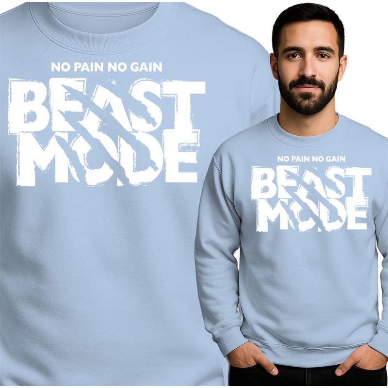 Beast Mode Sweatshirt - No Pain No Gain
