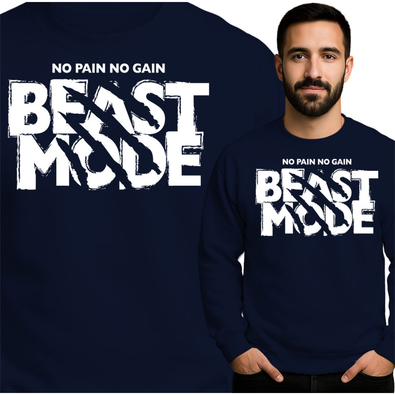 Beast Mode Sweatshirt - No Pain No Gain
