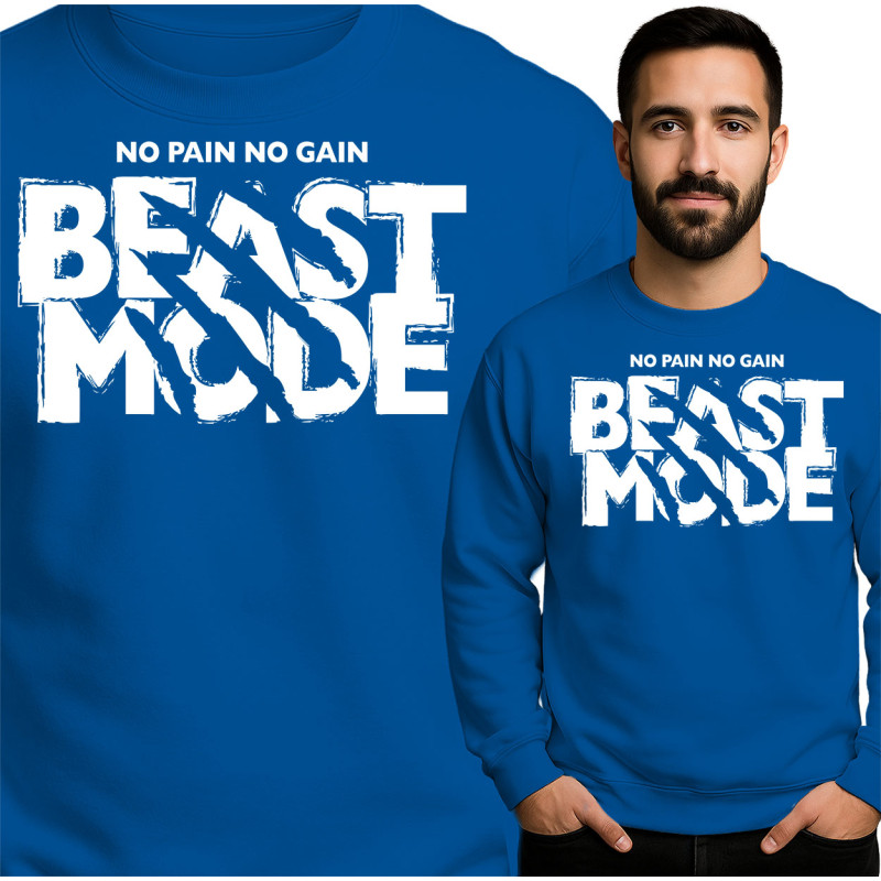 Beast Mode Sweatshirt - No Pain No Gain