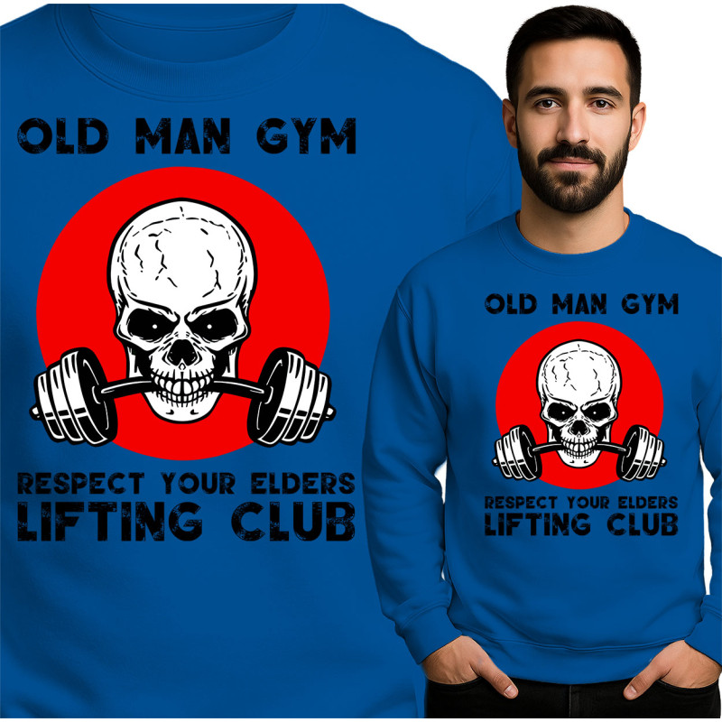 Old Man Gym Hoodie - Respecteer je Ouderen